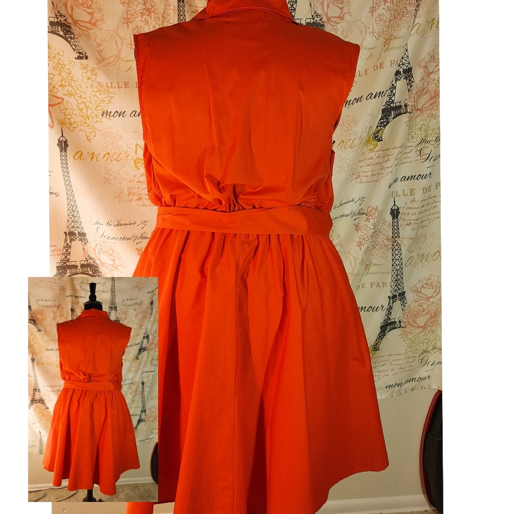 Ashley Stewart's Plus Size Orange Dress - Picture 13 of 13
